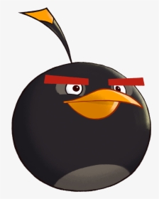 Angry Bird Bomb Png , Png Download - Angry Birds Characters Bomb, Transparent Png, Transparent PNG