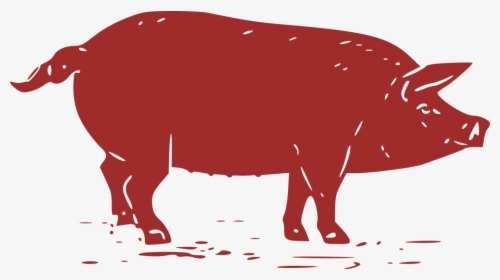Wildlife,livestock,ox - Pig Graphic, HD Png Download, Transparent PNG