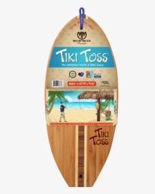 Tiki Surf Mockup Web - Surfboard Tiki Wood Png, Transparent Png, Transparent PNG