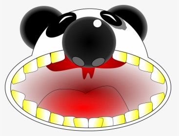 Panda Clipart Open Mouth, HD Png Download, Transparent PNG