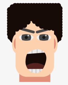 Angry Man Shouting Big - Clip Art, HD Png Download, Transparent PNG