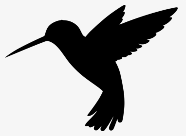 Silhouette, Bird, Flying, Cut Out, Great Tit, Animal - Transparent Background Hummingbird Silhouette Png, Png Download, Transparent PNG