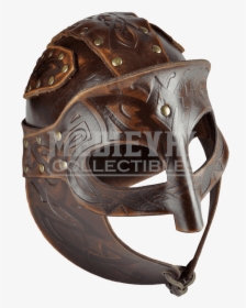 Transparent Viking Helmet Clipart - Leather Helmet Medieval, HD Png Download, Transparent PNG