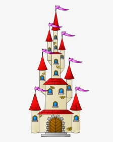 Cinderella Castle Vector Clipart Transparent Png - Castle Cliparts, Png Download, Transparent PNG