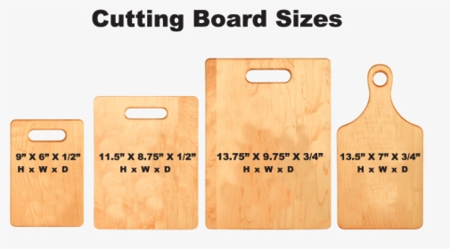 Wooden Cutting Board Sizes, HD Png Download, Transparent PNG