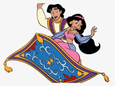 Jasmine Clipart Magic Carpet - Flying Aladdin Magic Carpet, HD Png Download, Transparent PNG