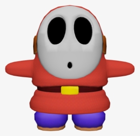 Download Zip Archive - Mario Shy Guy Model, HD Png Download, Transparent PNG