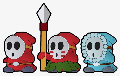 Shy Guy Paper Mario , Png Download - Shy Guy, Transparent Png, Transparent PNG