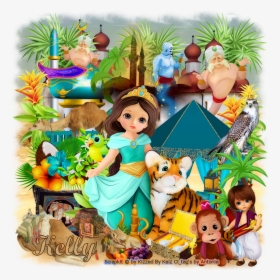 Princess Jasmine - Cartoon - Cartoon, HD Png Download, Transparent PNG