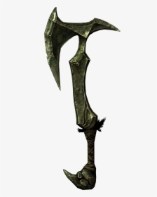 Drawn Orc Axe - Skyrim Orcish War Axe, HD Png Download, Transparent PNG