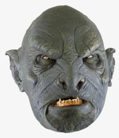 Monstrous Green Orc Mask - Orc Head Png, Transparent Png, Transparent PNG