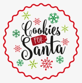 Cookies For Santa Plate Free Svg, HD Png Download, Transparent PNG