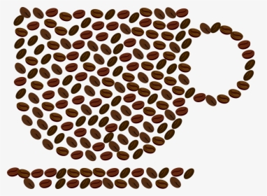 Cup, Coffee, Beans, Beverage, Drink, Hot, Refreshment - Clip Art Coffee Beans, HD Png Download, Transparent PNG