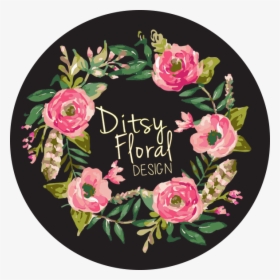Ditsy Floral Design - Garden Roses, HD Png Download, Transparent PNG