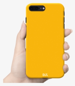 Yellow Case On Black Iphone 7 Plus, HD Png Download, Transparent PNG