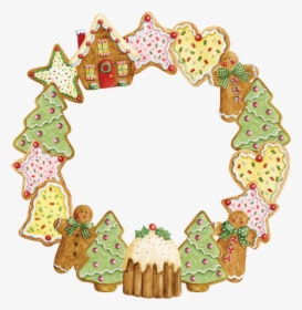 Couronne De Noël Png, Biscuits, Transparent Png, Transparent PNG