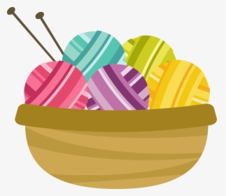A Group For Those Who Like To Knit And Crochet To Communication - Transparent Knitting Basket Clipart, HD Png Download, Transparent PNG