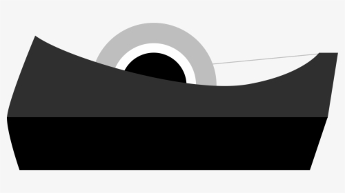 Angle,monochrome Photography,brand - Tape Dispenser From The Side, HD Png Download, Transparent PNG
