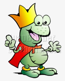 Frog King In Red Cape - Illustration, HD Png Download, Transparent PNG