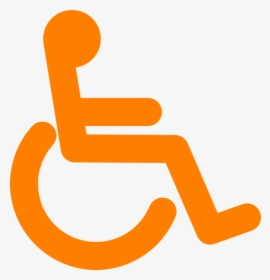 Disabled Handicap Symbol Png - Transparent Disabled Sign, Png Download, Transparent PNG