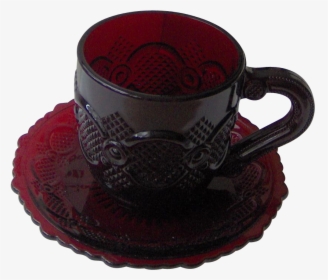 Avon Cape Cod Ruby Red Cup And Saucer Set - Saucer, HD Png Download, Transparent PNG