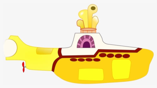 Yellow Submarine Png - Yellow Submarine Beatles Cartoon, Transparent Png, Transparent PNG