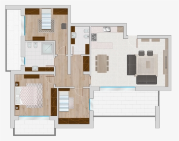 Apartment For Sale Cadoneghe Foto 000 Pianta Piano - Floor Plan, HD Png Download, Transparent PNG