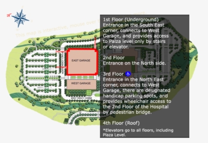Hospital Parking Lot Plan, HD Png Download, Transparent PNG