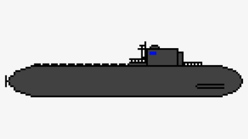 Pixel Art Submarine, HD Png Download, Transparent PNG