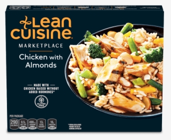 Chicken With Almonds Image - Lean Cuisine Glazed Chicken, HD Png Download, Transparent PNG