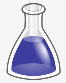 Experiment Clipart Flask - Erlenmeyer Flask Png File, Transparent Png, Transparent PNG