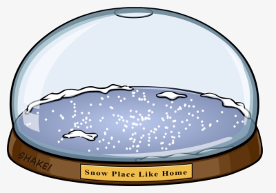 Transparent Snow Globe Png - Club Penguin Snow Globe Igloo, Png Download, Transparent PNG