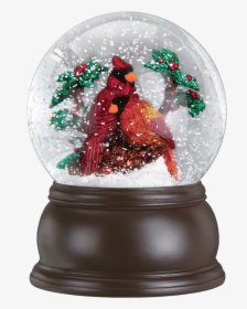 Cardinal Christmas Snow Globes, HD Png Download, Transparent PNG