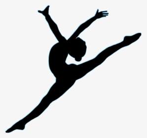 Silhouette Gymnastics Vector Graphics Image Art - Transparent Dance Silhouette Png, Png Download, Transparent PNG