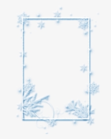 Snowflake Clip Art - Transparent Winter Frames, HD Png Download, Transparent PNG