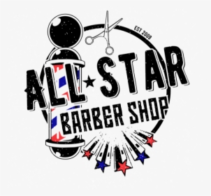 All-star Barbershop - Graphic Design, HD Png Download, Transparent PNG