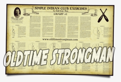 Indian Club Exercise Chart, HD Png Download, Transparent PNG