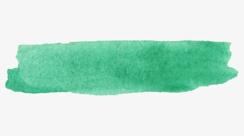 Green Watercolor Brush Stroke, HD Png Download, Transparent PNG