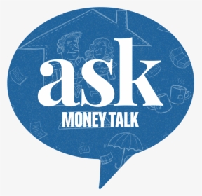 Askmoneytalk Logo With Happy Older Couple Walking Trhough - Calligraphy, HD Png Download, Transparent PNG