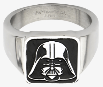 Darth Vader Helmet Signet Ring - Ring, HD Png Download, Transparent PNG