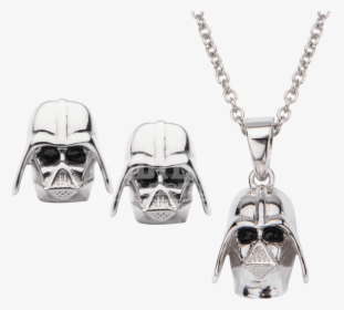 Darth Vader Stud Earrings And Pendant Set - Collana Boombox Amazon, HD Png Download, Transparent PNG