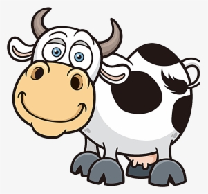 Cattle Cartoon Royalty-free Clip Art - Cartoon Cow Png, Transparent Png, Transparent PNG