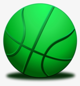 Green Clip Art Images - Basketball Ball Green Color, HD Png Download, Transparent PNG