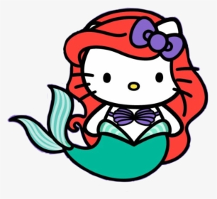 #arielle #hello #kitty #hellokitty #mermaid #disney - Hello Kitty Sister Birthday, HD Png Download, Transparent PNG