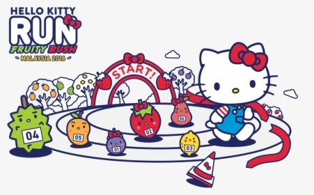 Hello Kitty Run Malaysia - Hello Kitty Run 2017 Malaysia, HD Png Download, Transparent PNG