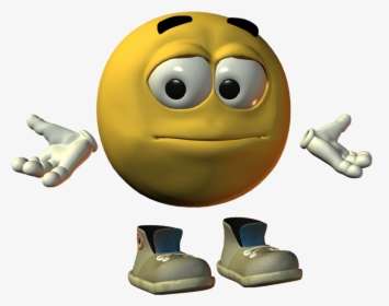 Smiley Emoticon Gif - Transparent Emoji Gif Png, Png Download, Transparent PNG