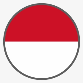 Indonesia Flag Circle Png - Indonesian Flag Circle Png, Transparent Png, Transparent PNG
