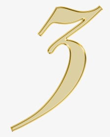 Number 3 Golden - Oro Numeros En Png, Transparent Png, Transparent PNG