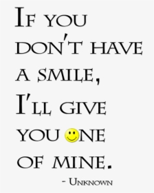 Smile Quotes Png - Quotes That Make Smile, Transparent Png, Transparent PNG