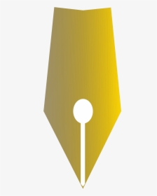 Fountain Pen Tip Golden Clip Arts - Traffic Sign, HD Png Download, Transparent PNG